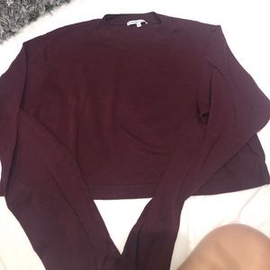 NWOT Cotton citizen cropped long sleeve